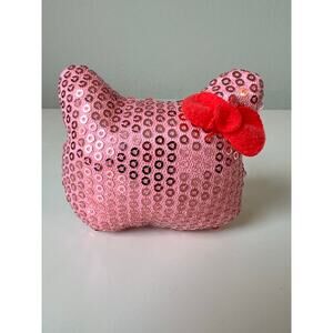 Pillow from Hello Kitty My Life As Doll Room Play Set Replacement Pink Sequins